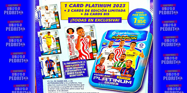Mini Lata Platinum 2024 Adrenalyn XL 2023-24 La Liga»