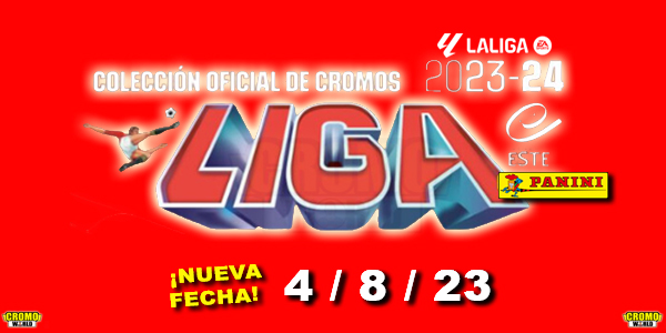 ALBUM CROMOS DE LA LIGA ESTE 2023 2024 Con 4 sobres +